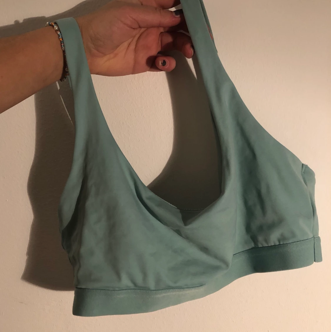 Ljusgrön / smutsgrön bikini från Weekday!