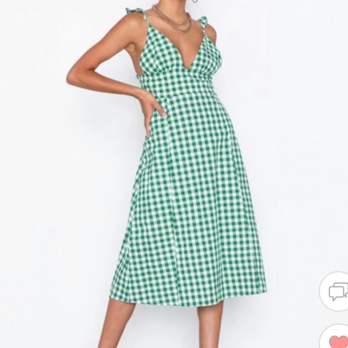 Grön klänning  - 91