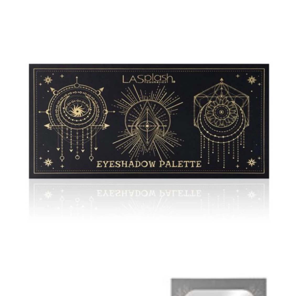 Oanvänd ögonskuggspalett