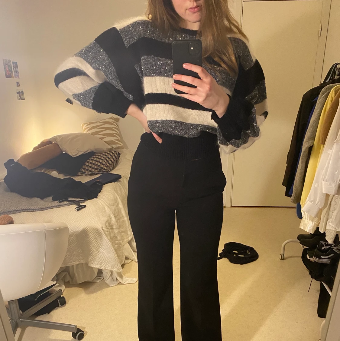 Stickad vintage tröja