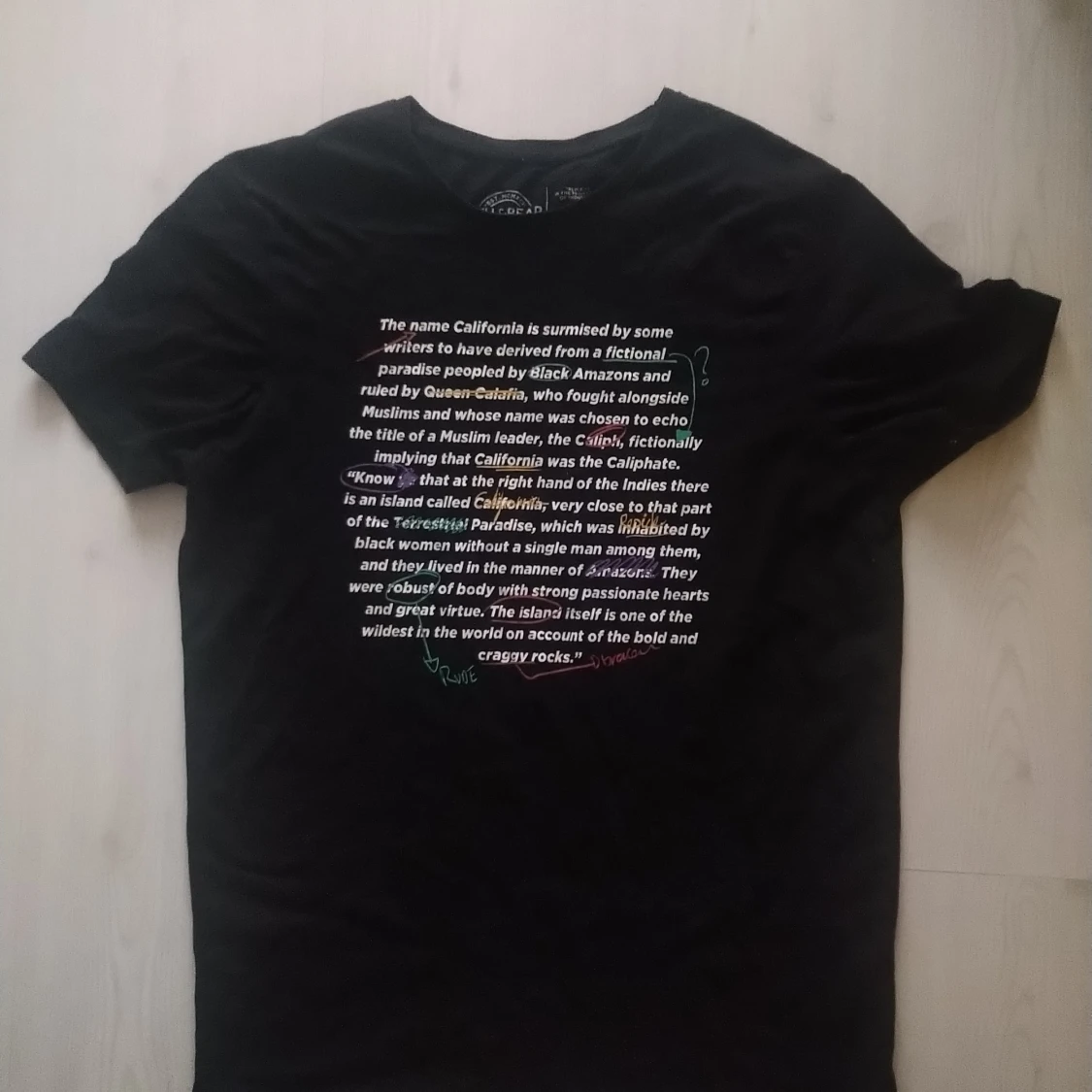 Nice text t-shirt