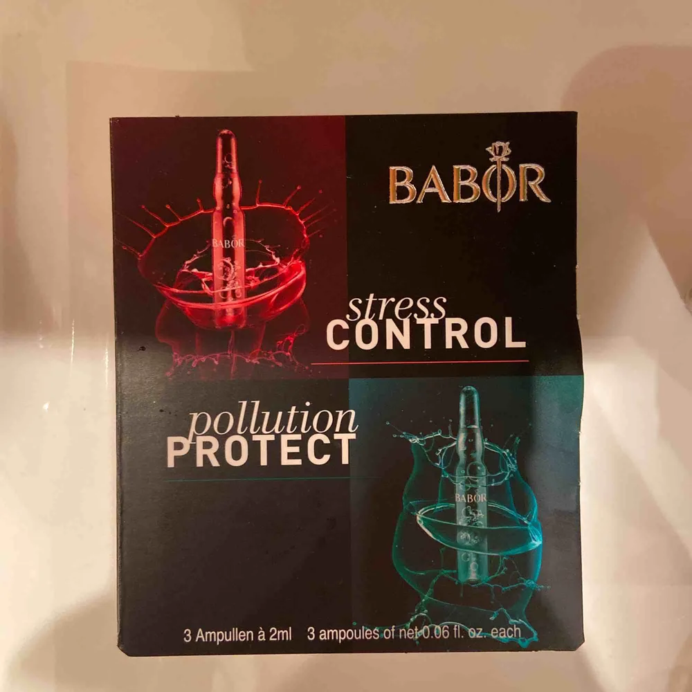 BARBORS två fantastiska serum: stress control och pollution protect! Ej använd. Köpare står för frakt.. Accessoarer.