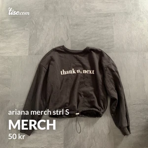 Ariana grande merch - Ariana Grande merch i strl S. använd men återigen, inte alls sliten. 