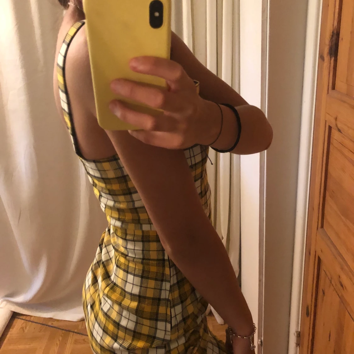 Rutig sommarklänning - 90