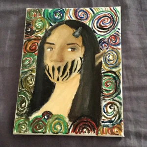 Målning - Den här målningen säljer jag för 50 kr eller det går också bra att lägga bud.