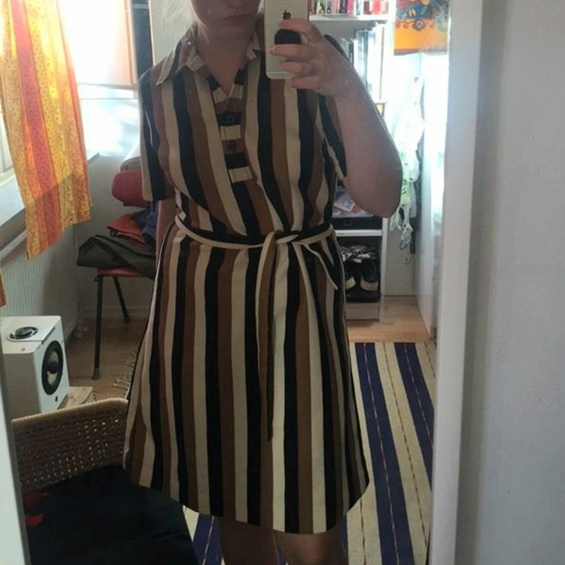 Randig retroklänning - 91