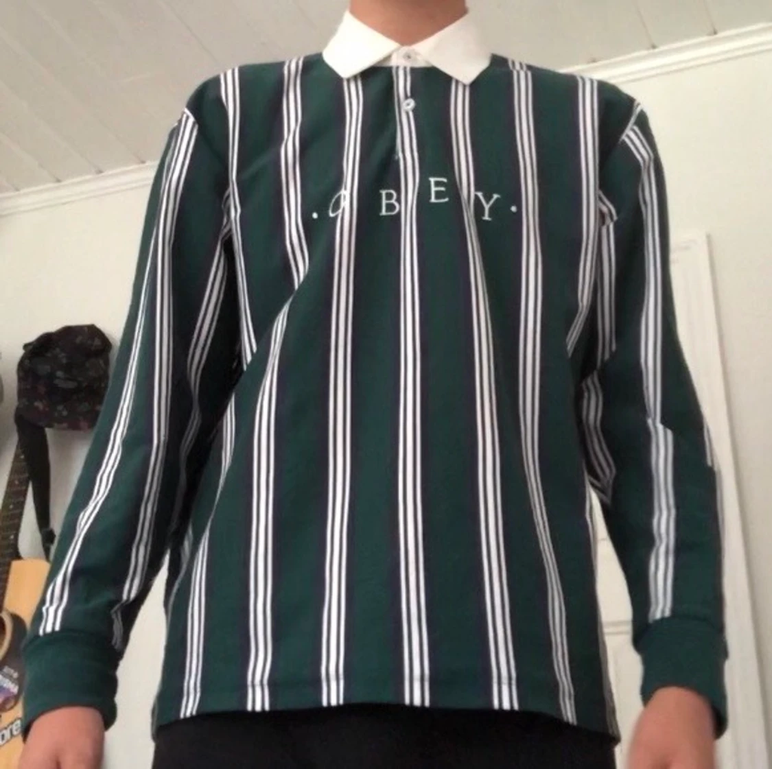 Obey Classic Long Sleve Polo Shirt - 90