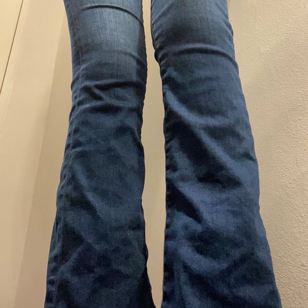 Never denim peachy flare jeans | Plick 