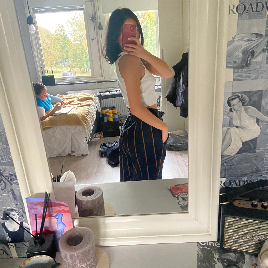 Randiga byxor i storlek Xs - 90