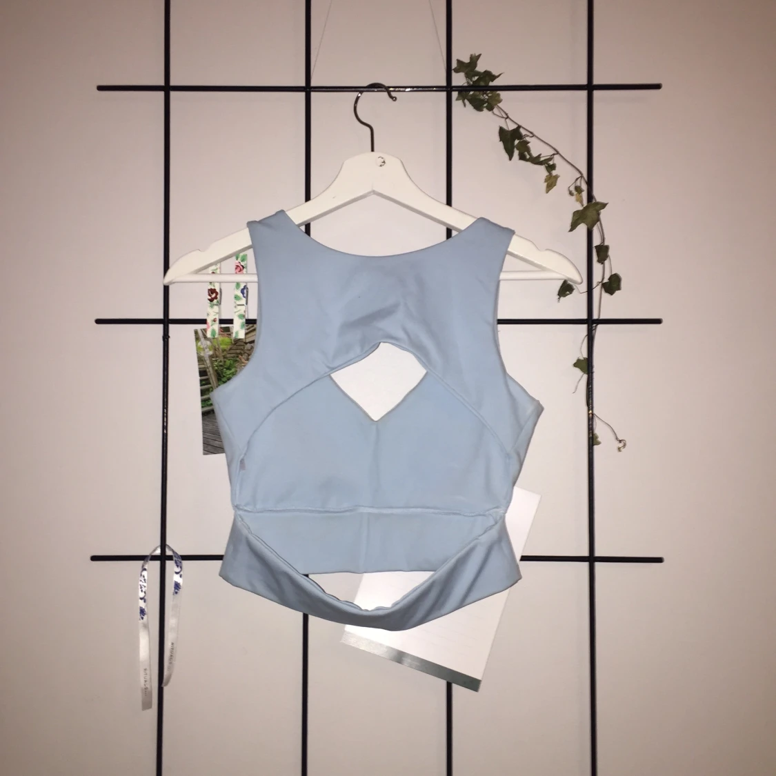 Pastellblå topp - 91