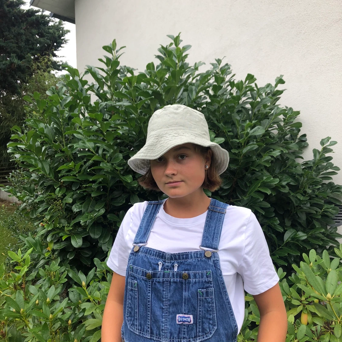 Grön/vit Bucket Hat