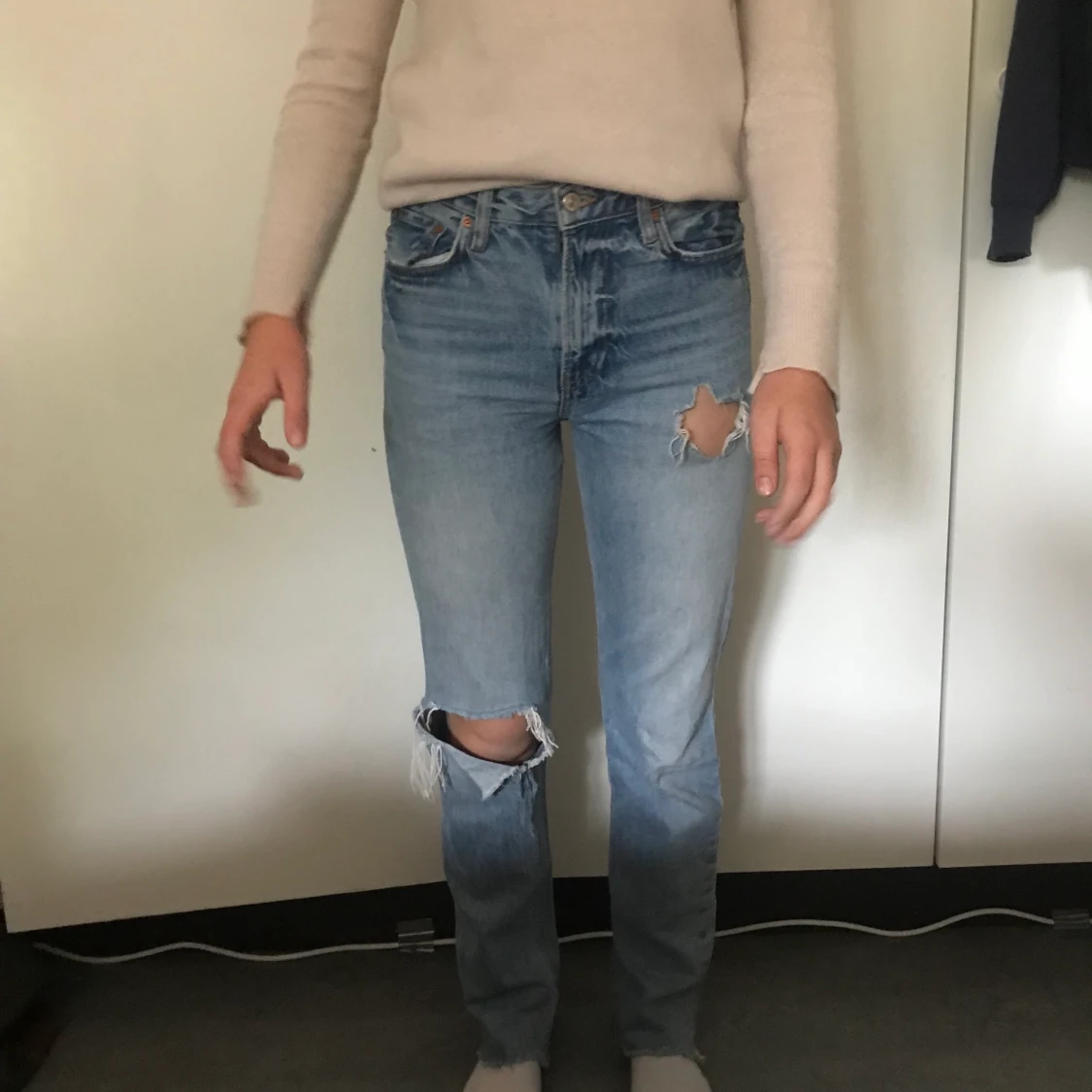 Jeans med hål