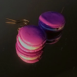 handmade macaroons earrings  - I've made these earrings by myself! / shipping 15kr 