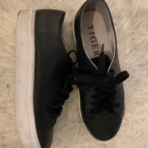 Tiger of Sweden sneakers - Ett par äkta Tiger of Sweden skor som är köpta för några månader sen och andvända ett litet tag, dom är i bra och fint skick ändå, skorna är i strl 39 och säljs för 350kr där köpren står för frakten på 63kr ,OBS skorna tvättas och rengöra sjävklart innan 🤩❤️