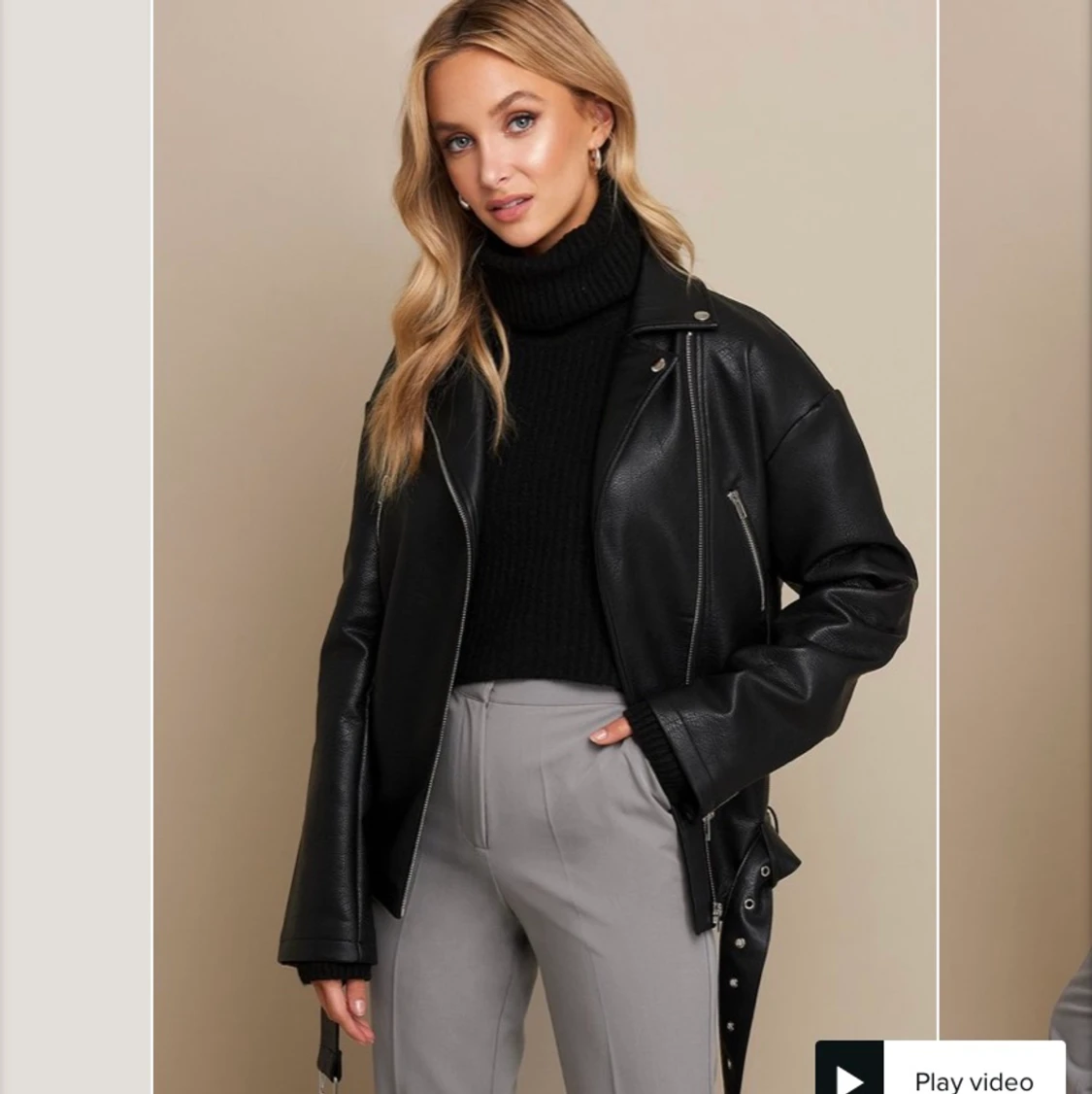 Skinnjacka från Linn Ahlborgs kollektion