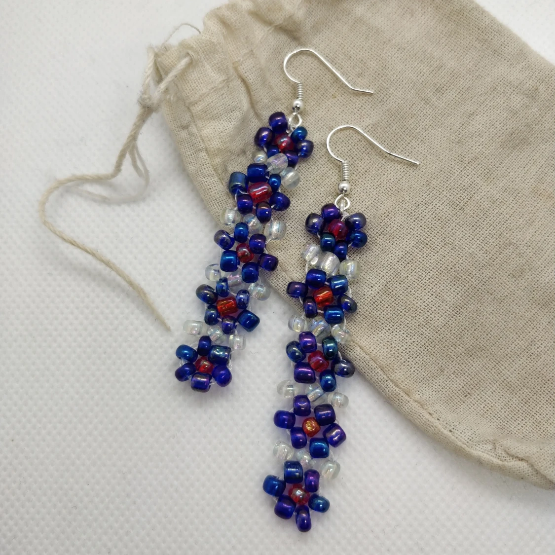 Handgjorda blomörhängen 🌻