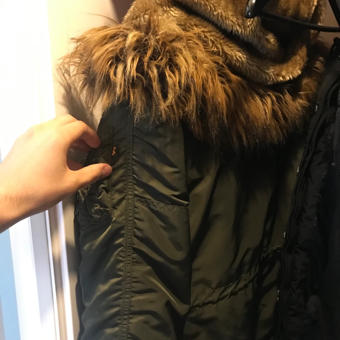 Alpha industri jacka storlek M