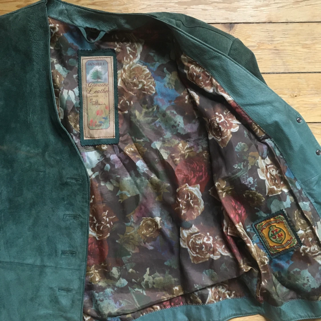 Mockajacka i grönt, vintage - 90