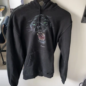 Svart tjocktröja storlek s (herrstorlek)  - Svart tjocktröja storlek s (herrstorlek). Säljer pga för liten. Köpt på Urban outfitters från märket Empyre för 800kr. 