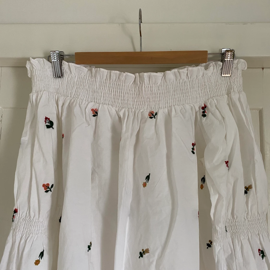 Topp blommig vit Zara - 90