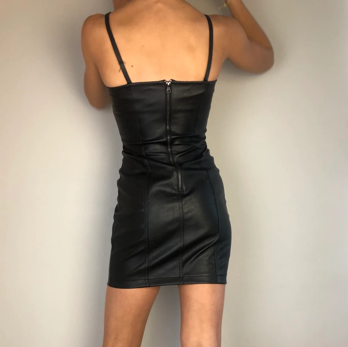 Läder klänning - 90