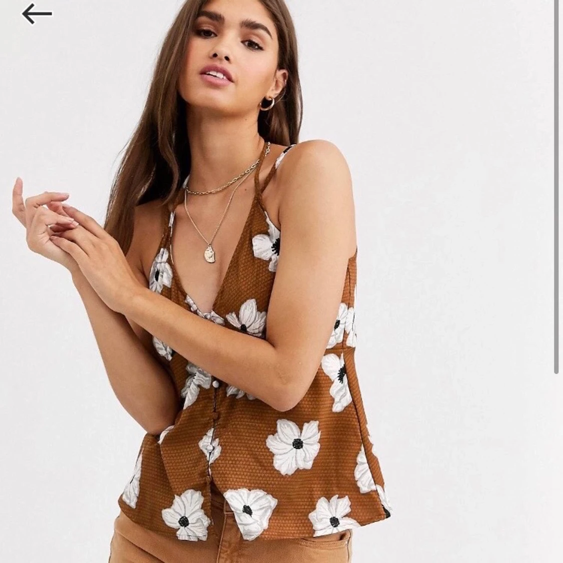 Vera Mode,Blommigt linne - 90