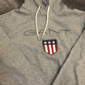 Gant hoodie grå - Säljer pga aldrig kommit till användning, köptes för ungefär 1 år sen ser ut som ny. Frakt står för köparen