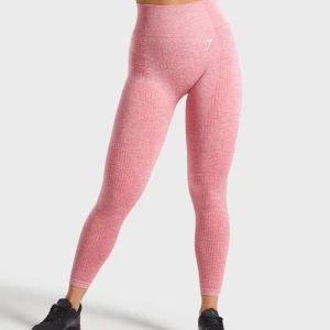 Vital Seamless Gymshark - Säljer mina favorit tights från Gymshark i färgen Pink Marl (kollektionen Vital Seamless). I väldigt bra skick, knappt använda. Köparen står för frakten! Nypris 550kr