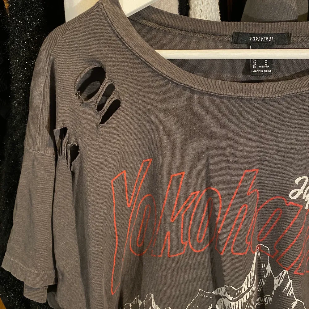 En skitcool t-shirt från Forever 21, köpt i New York. Var klippt sen lite kortare. Storlek M. T-shirts.