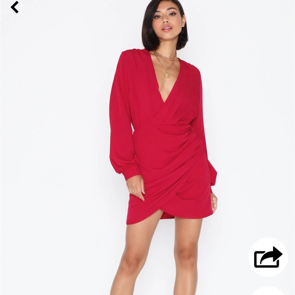 Röd klänning  - 91