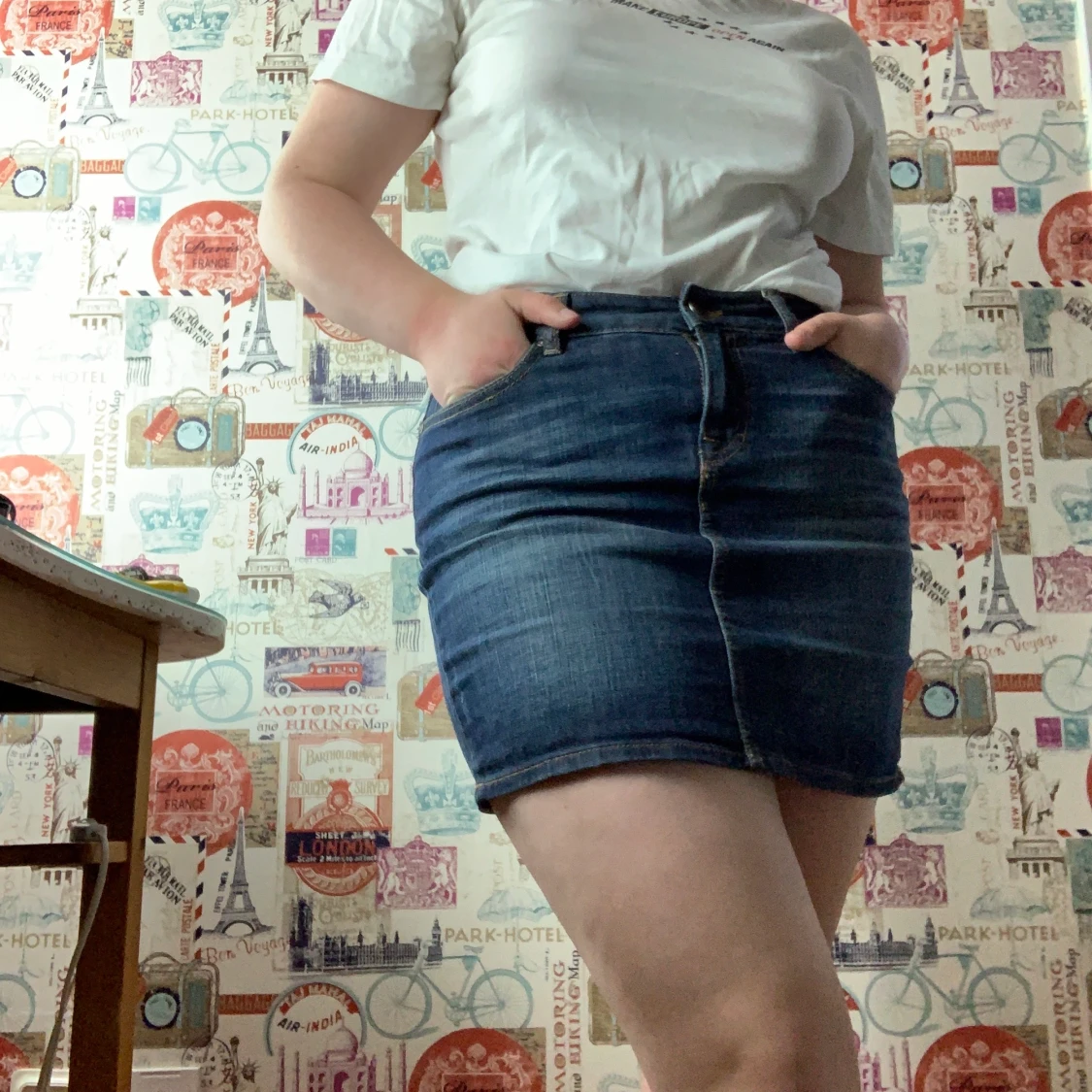 Jeanskjol från h&m!