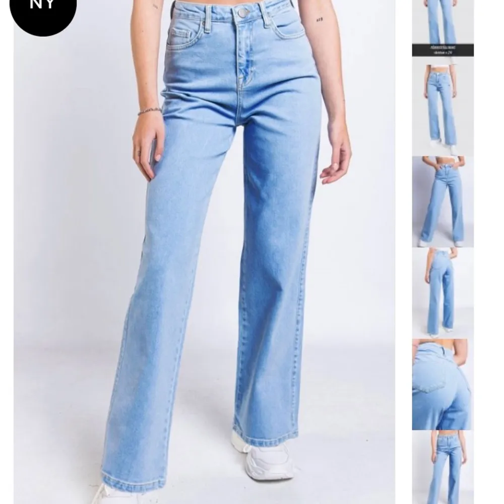 INTRESSEKOLL!! har dessa endast provade jeans från madlady, tyvärr inga lappar kvar. Säljer för rätt pris, buda🤗 storlek 36, säljer då de är för stora i midjan för mig. Nypris 549. Jeans & Byxor.