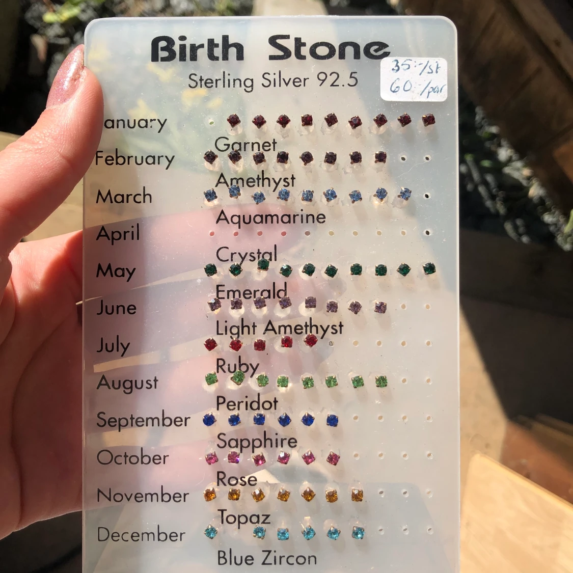 Örhängen, äkta silver  - 90