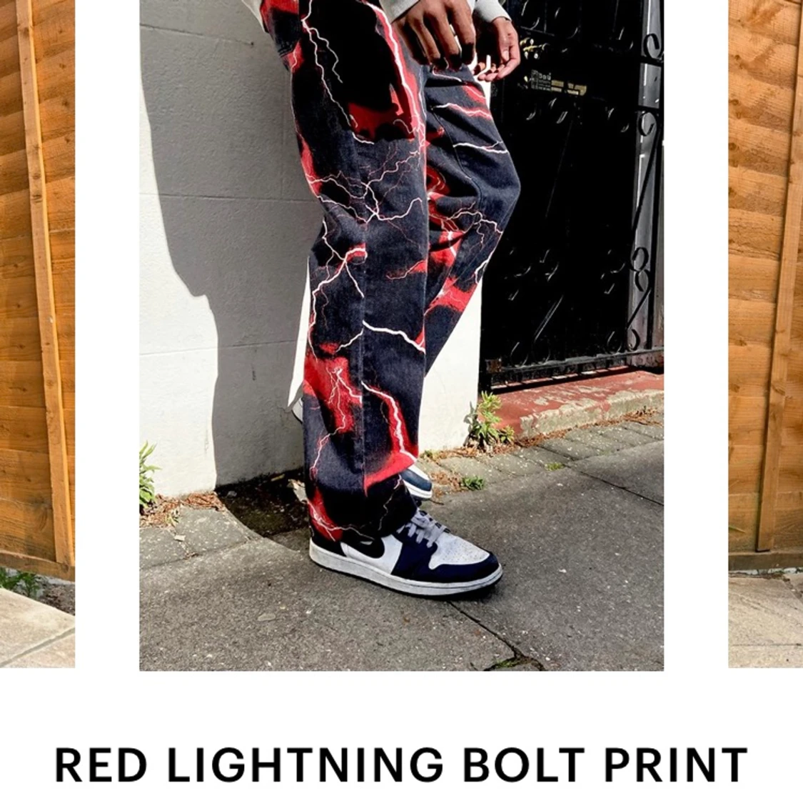 Jaded LDN Lightning bolt jeans