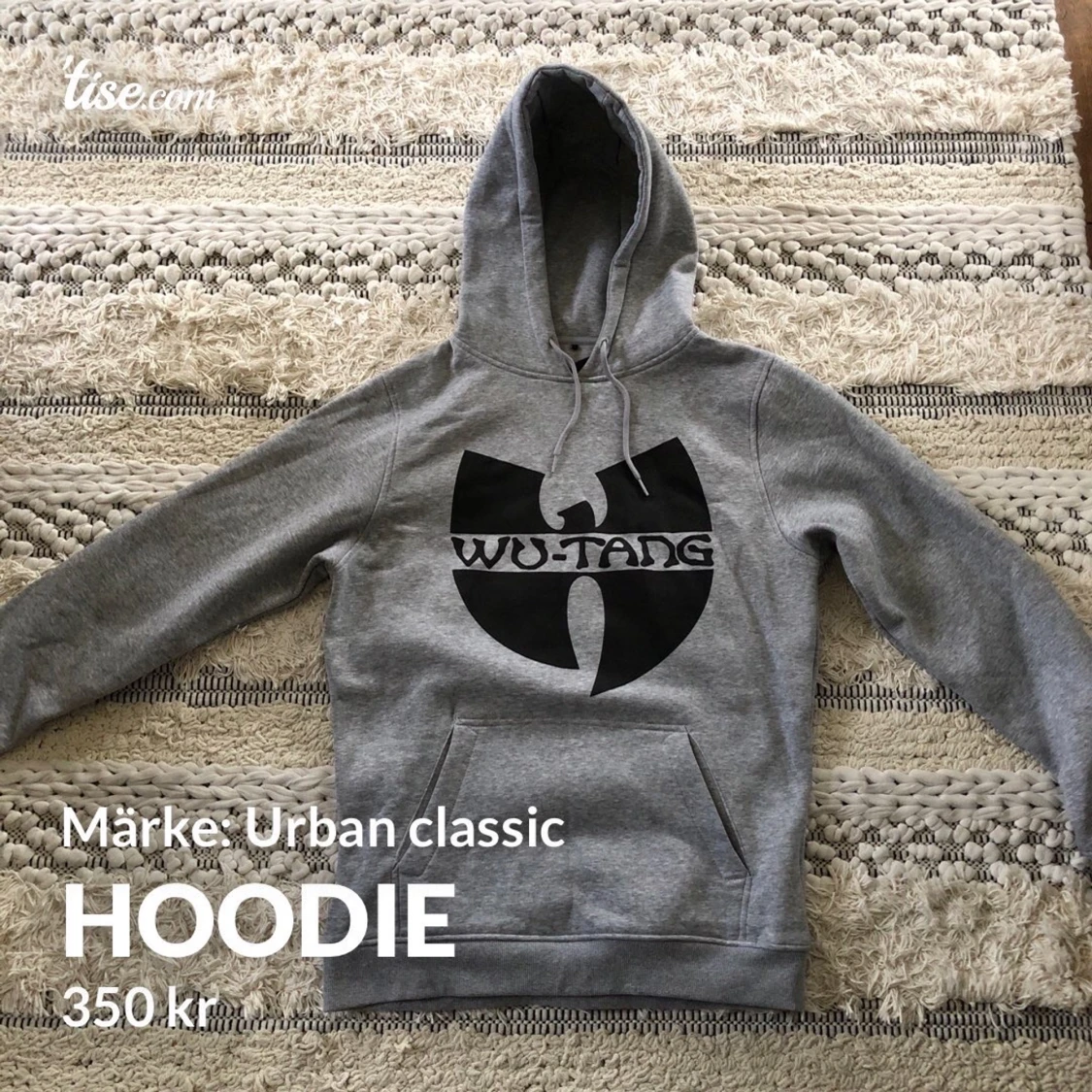 Äkta wu tang Merch hoodie