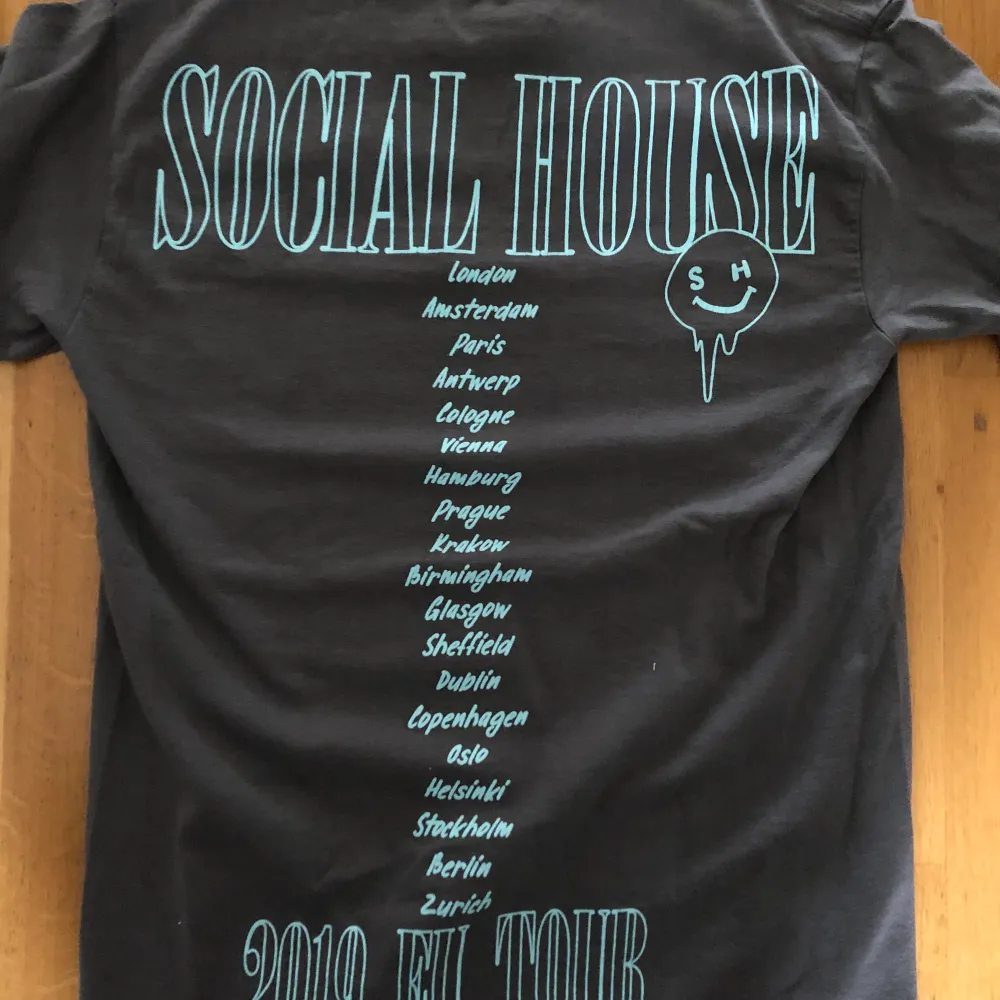 From Social House tour. T-shirts.