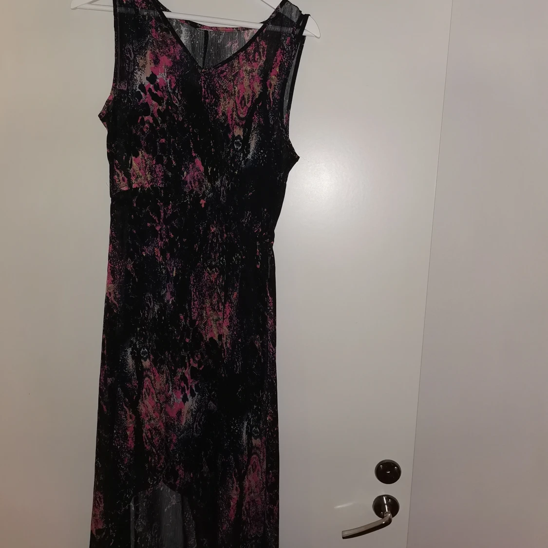 Lång svart klänning från vero moda