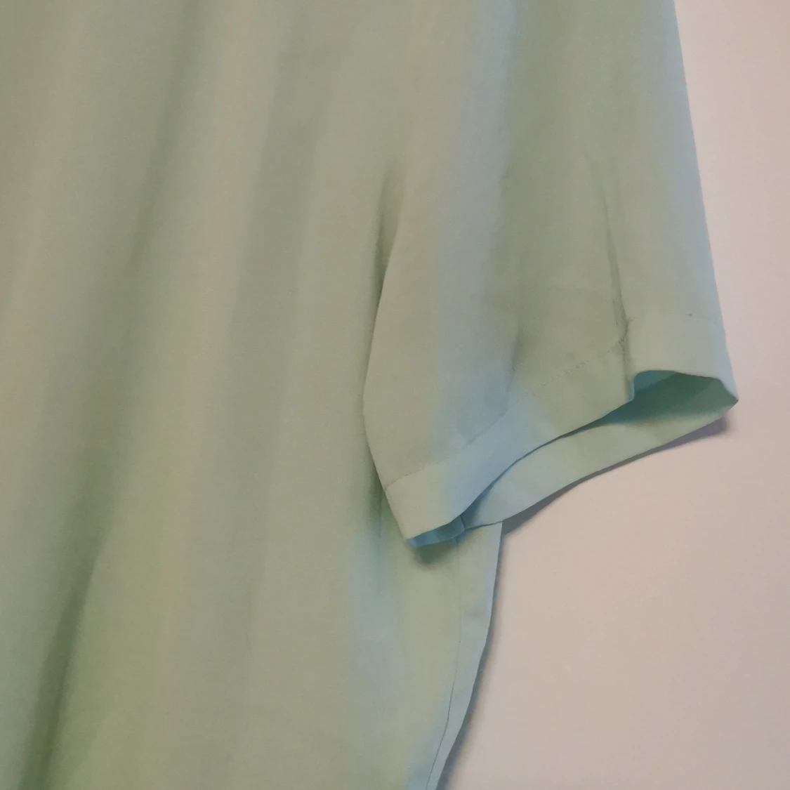 Mintgrön t-shirt polyester  - 91