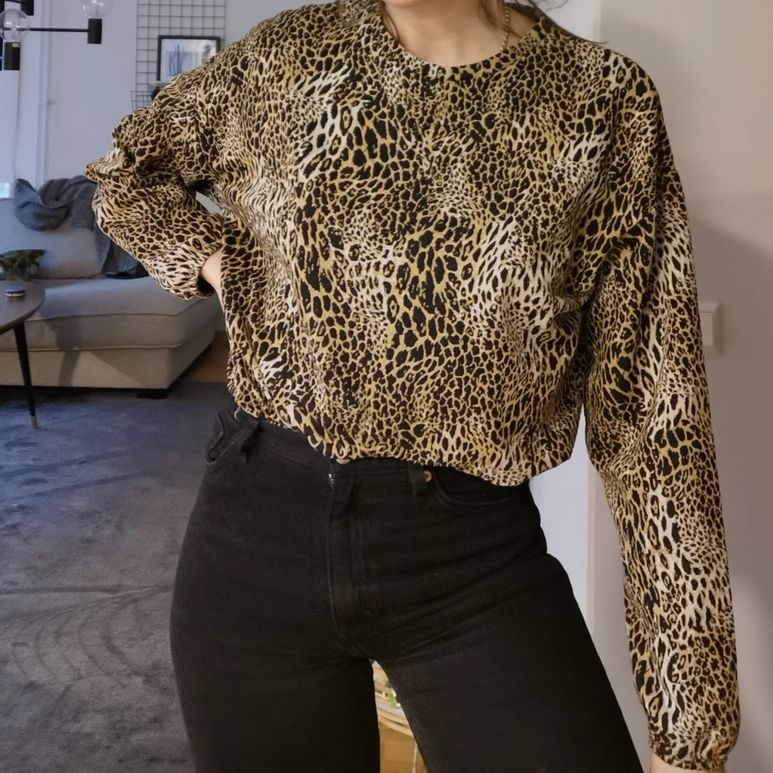 Leopard tröja från zara 