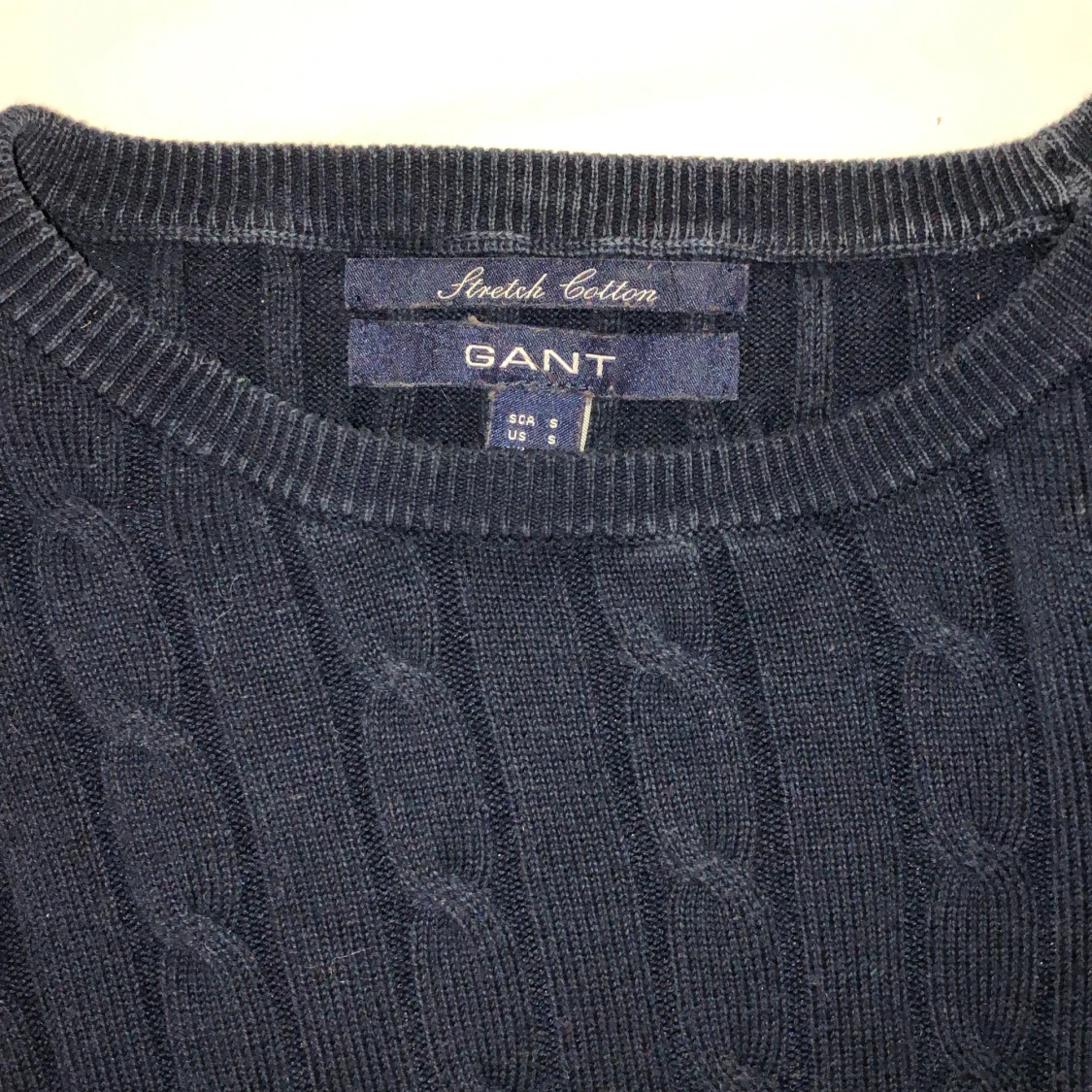 blå GANT-tröja halva priset strl S - 90