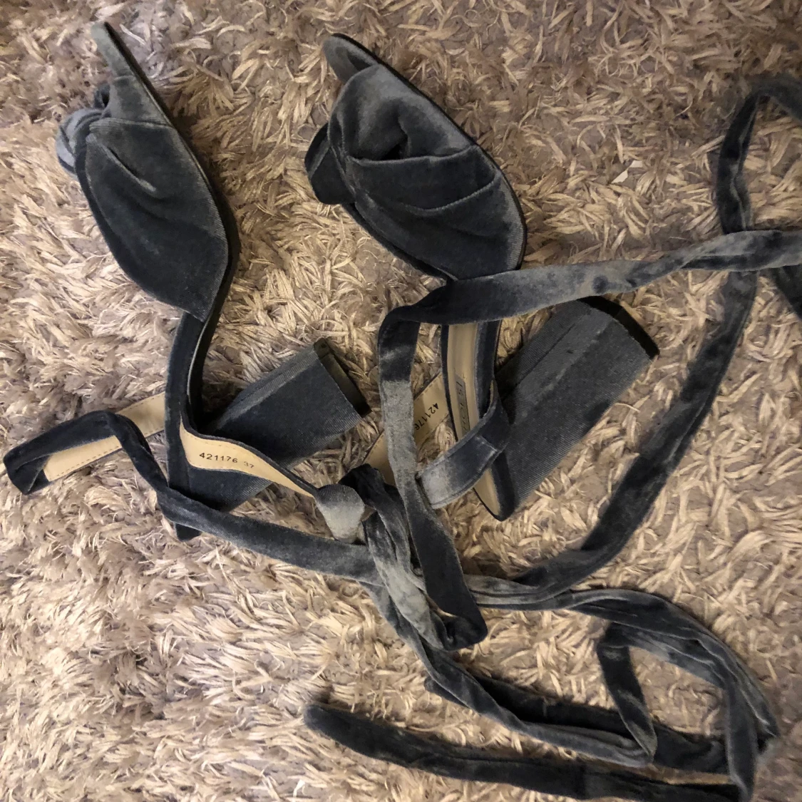 Blå klackskor  - 91