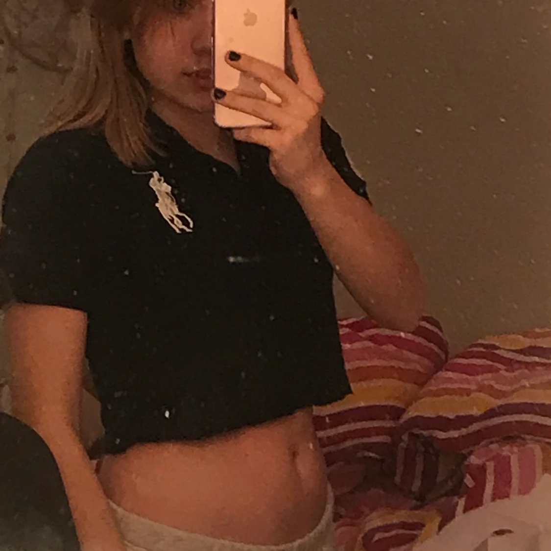 croppad Ralph Lauren polo tröja S - 90