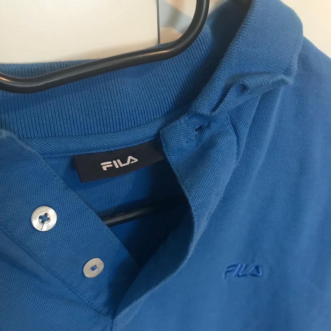 blå FILA pikétröja stl ~M - 91