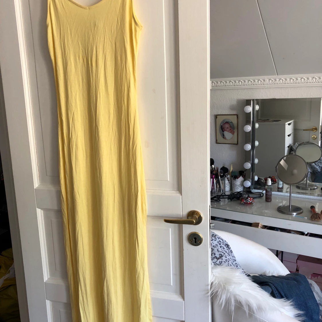 Maxi klänning Gul