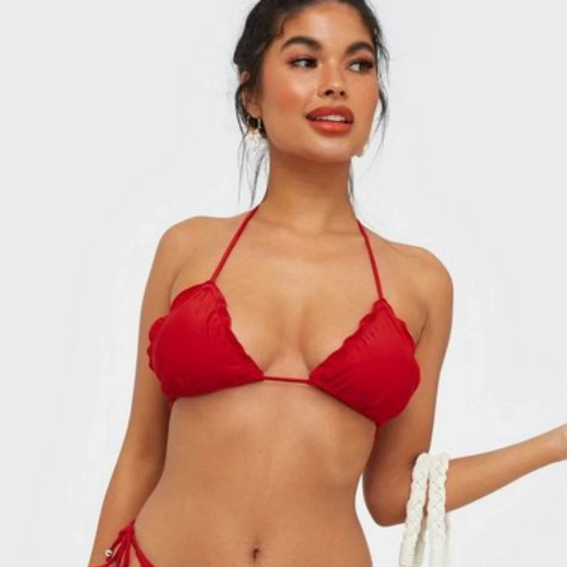 Röd bikiniöverdel från Nelly - 90