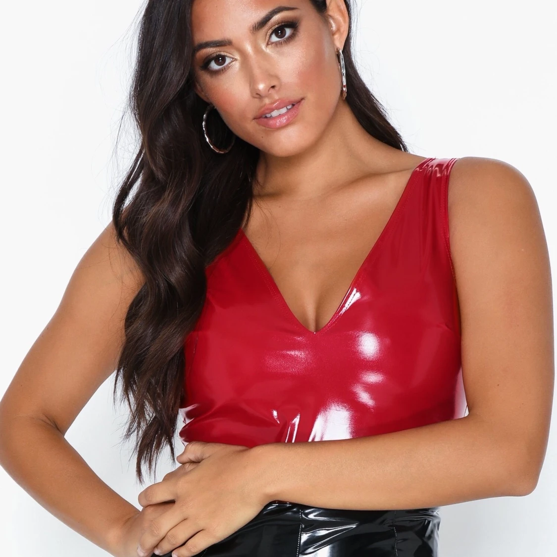 Röd vinylbody Nelly strl S