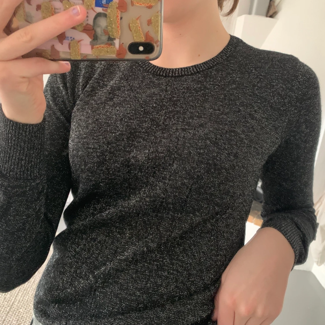 Glittrig tröja - 91