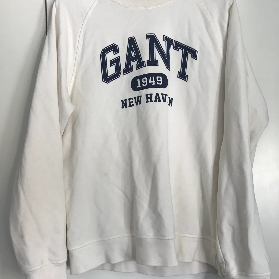 Vit GANT tröja storlek Medium (herr)