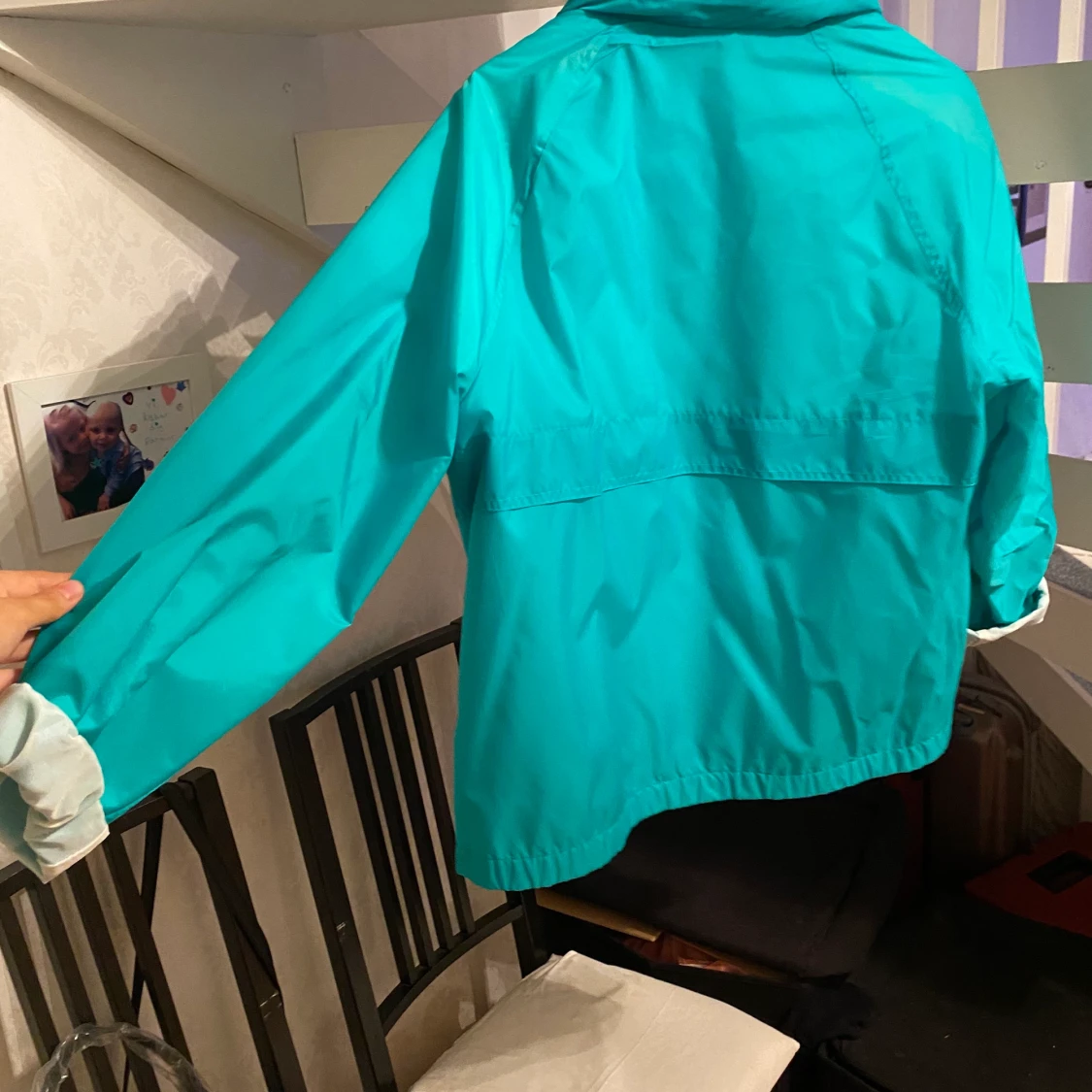 Blå vindjacka  - 91