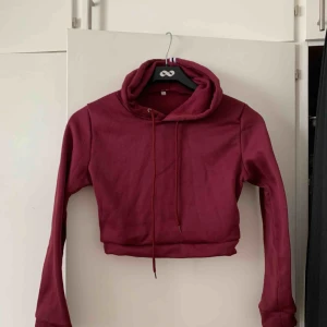  - Croppad hoodie från wish, det är en S men är liten i storleken så skulle säga XS mer